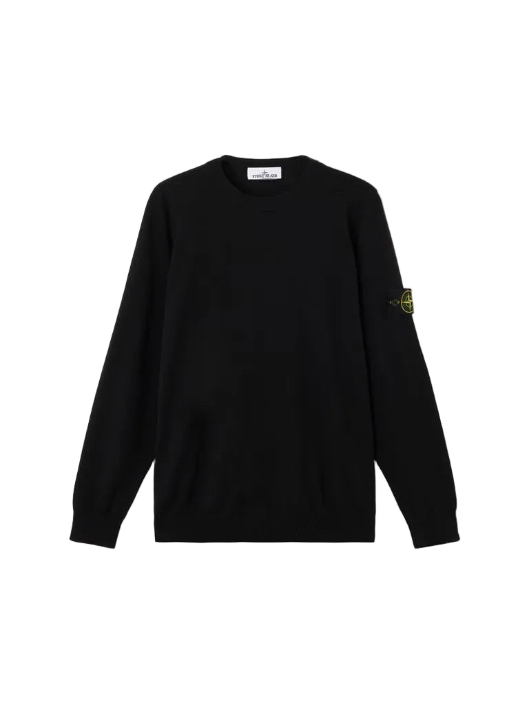 Regular-fit crewneck jumper-STONE ISLAND-Verso