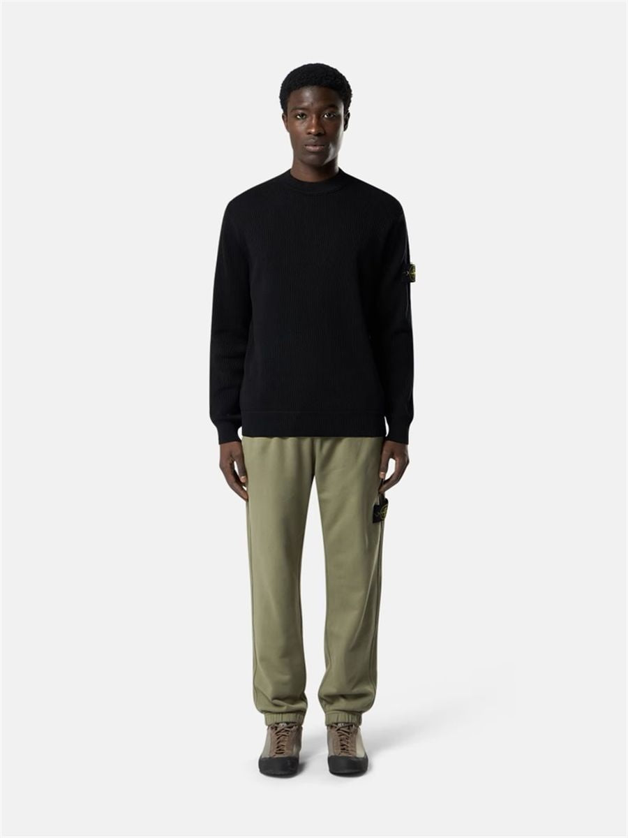 Regular-fit crewneck jumper-STONE ISLAND-Verso