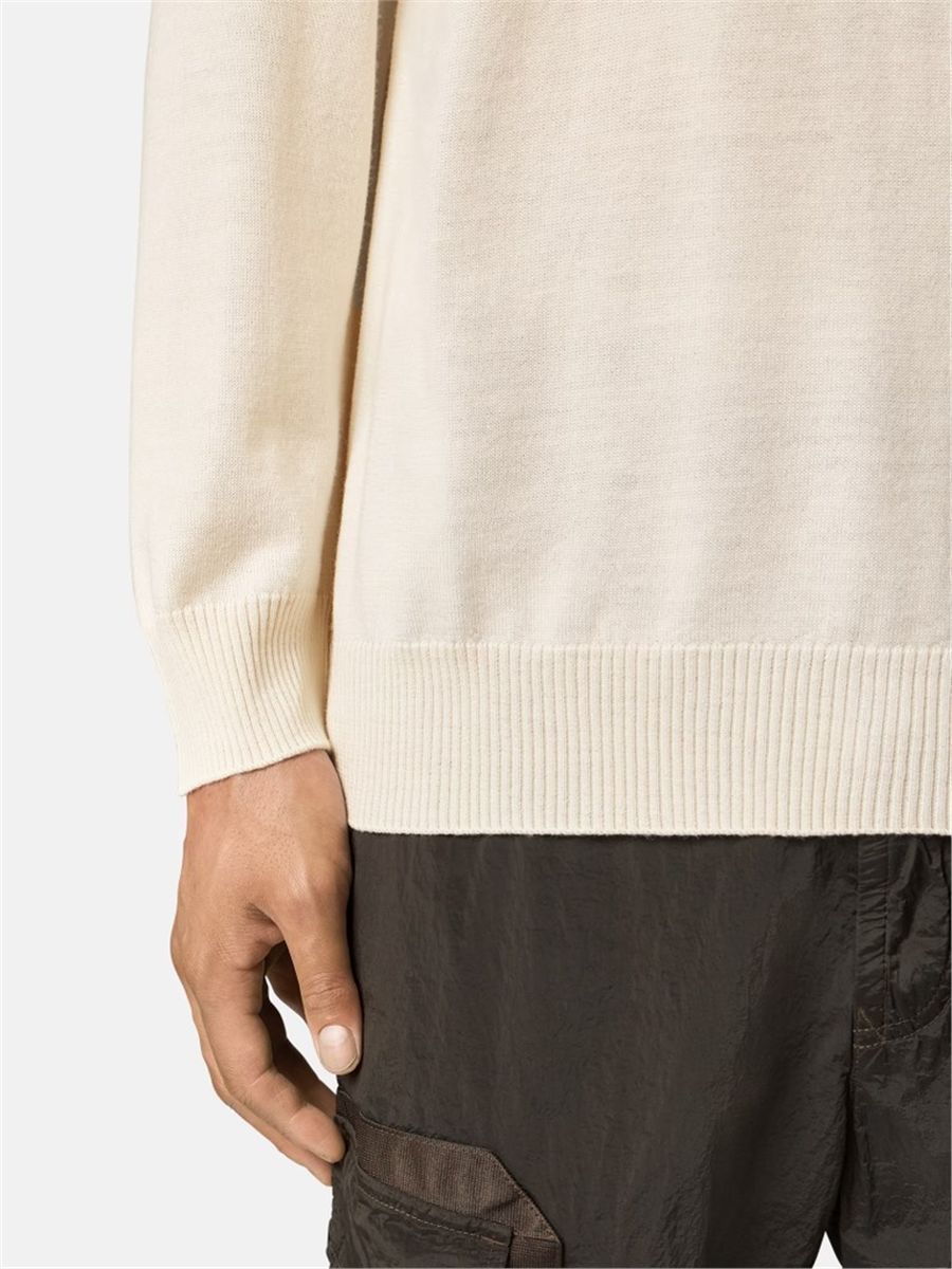 Regular-fit crewneck jumper-STONE ISLAND-Verso
