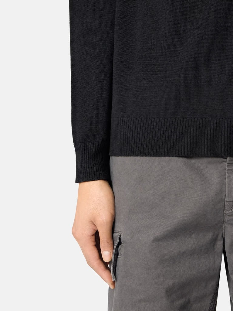 Regular-fit crewneck jumper-STONE ISLAND-Verso