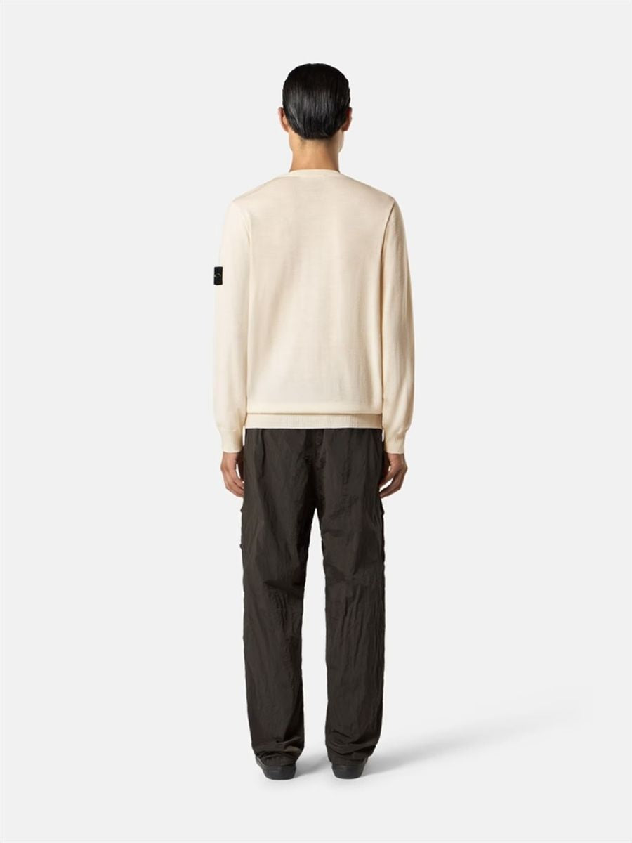 Regular-fit crewneck jumper-STONE ISLAND-Verso
