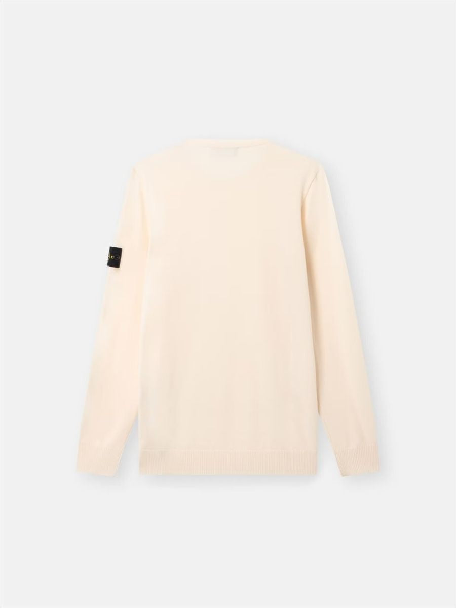 Regular-fit crewneck jumper-STONE ISLAND-Verso