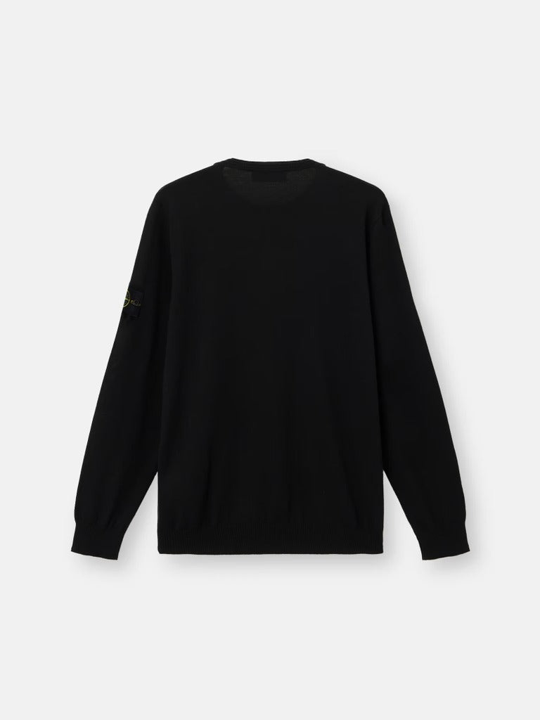 Regular-fit crewneck jumper-STONE ISLAND-Verso
