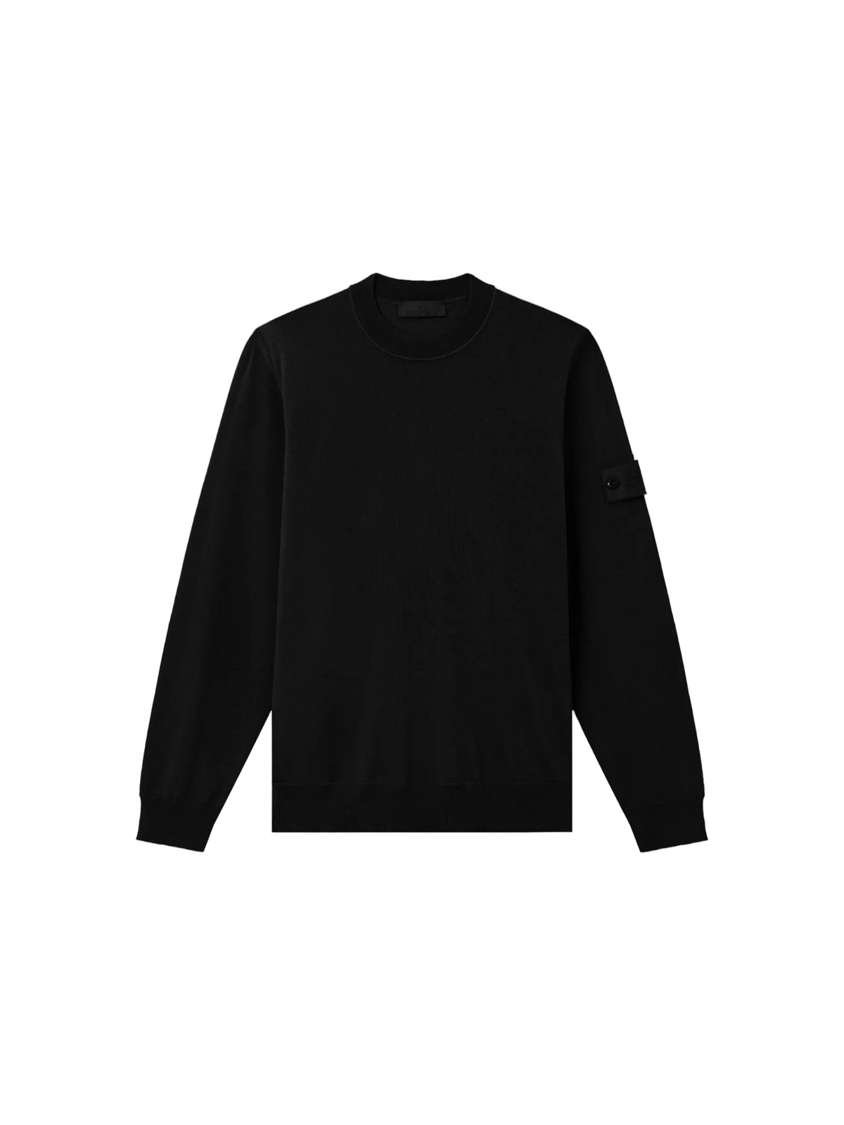 Regular-Fit Crewneck Jumper with Ribbed Trims-STONE ISLAND-311346-S-Verso