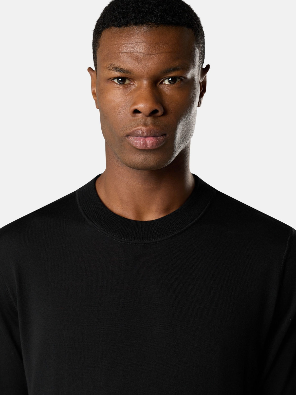 Regular-Fit Crewneck Jumper with Ribbed Trims-STONE ISLAND-Verso