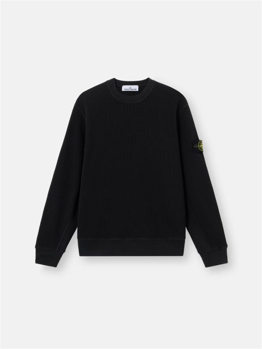 Regular-fit crewneck sweatshirt-STONE ISLAND-Verso