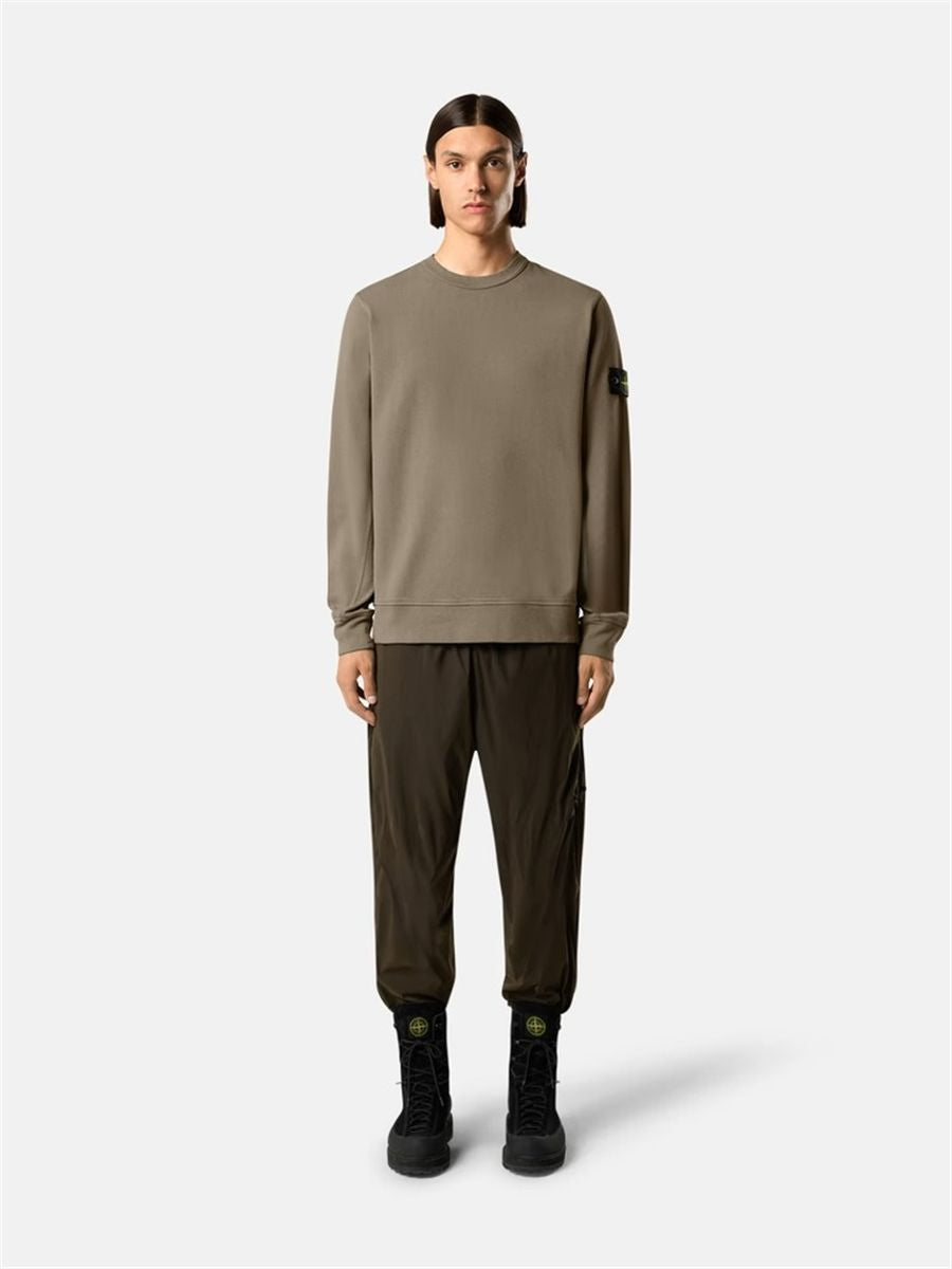 Regular-fit crewneck sweatshirt-STONE ISLAND-Verso