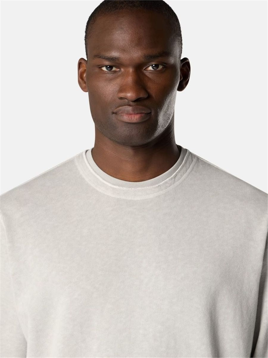 Regular-fit crewneck sweatshirt-STONE ISLAND-Verso