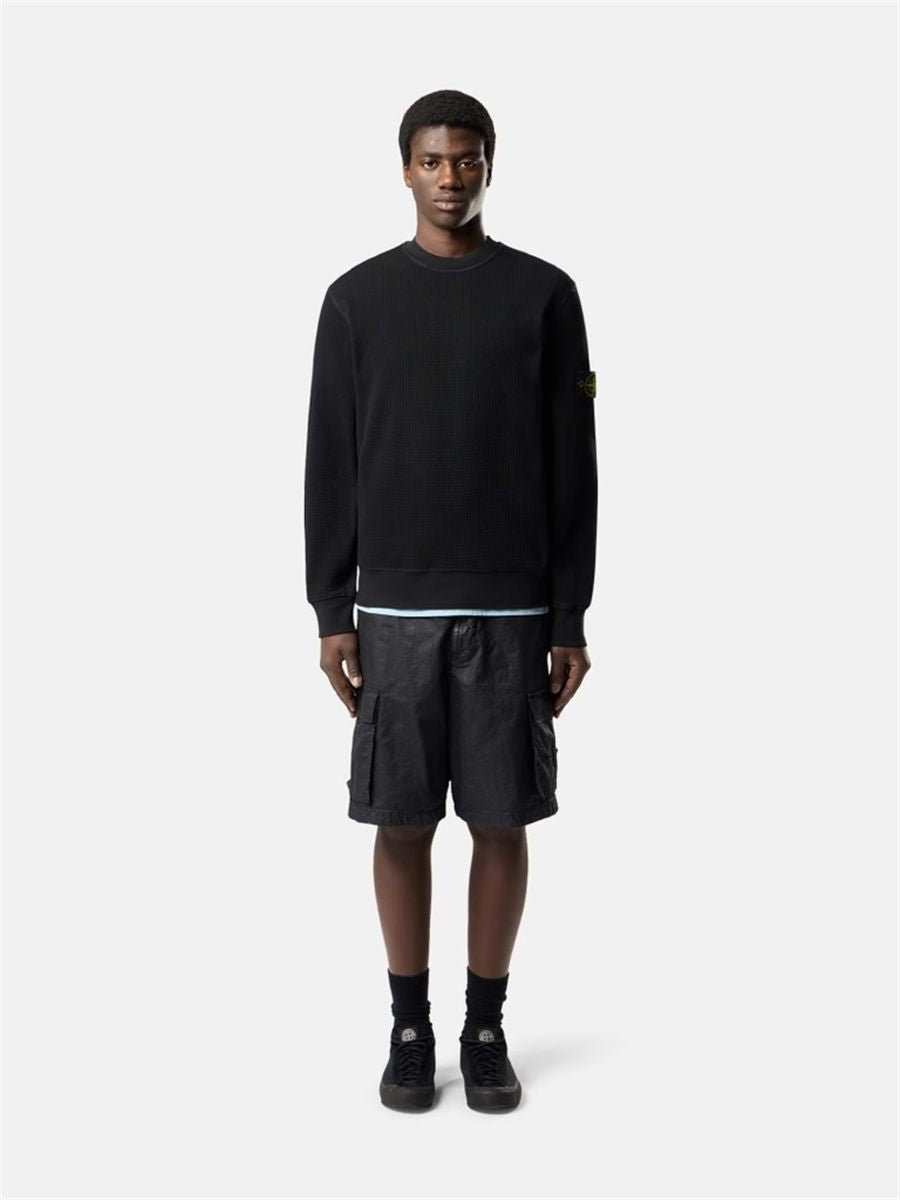 Regular-fit crewneck sweatshirt-STONE ISLAND-Verso