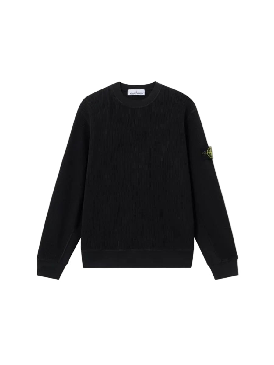 Regular-fit crewneck sweatshirt-STONE ISLAND-Verso
