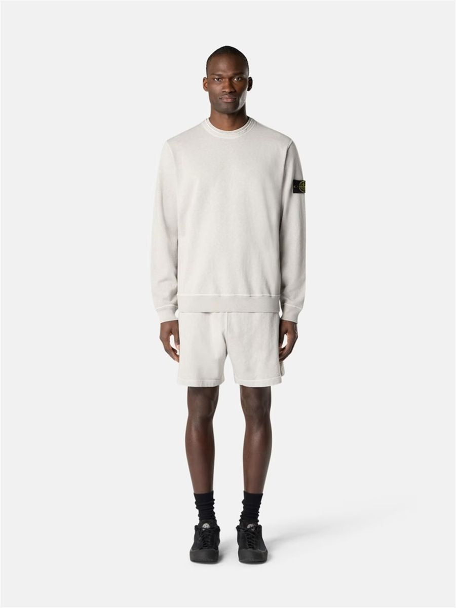 Regular-fit crewneck sweatshirt-STONE ISLAND-Verso