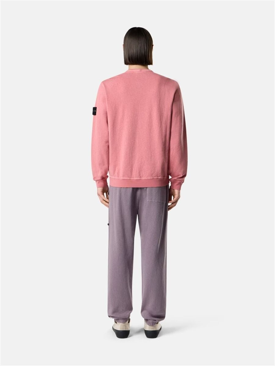 Regular-fit crewneck sweatshirt-STONE ISLAND-Verso