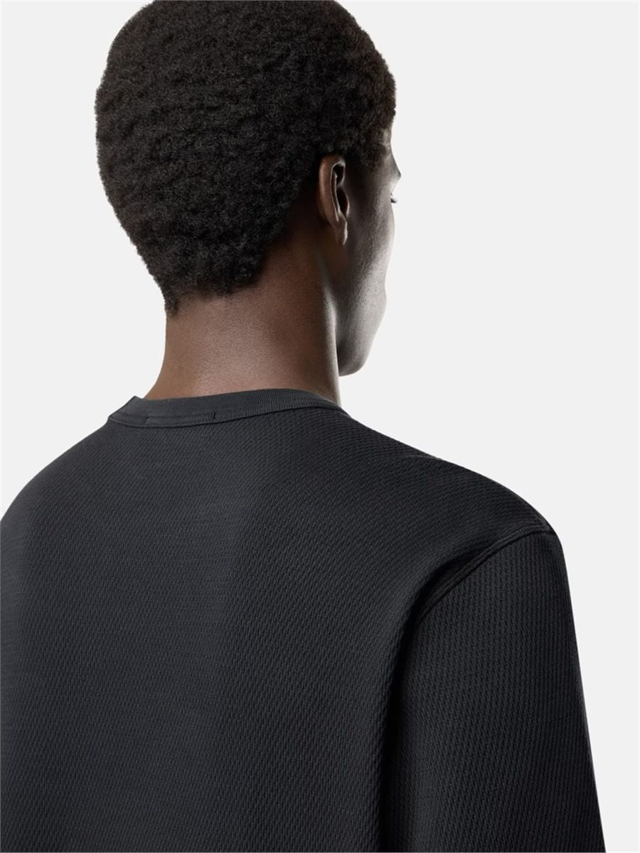 Regular-fit crewneck sweatshirt with elasticated trims-STONE ISLAND-Verso