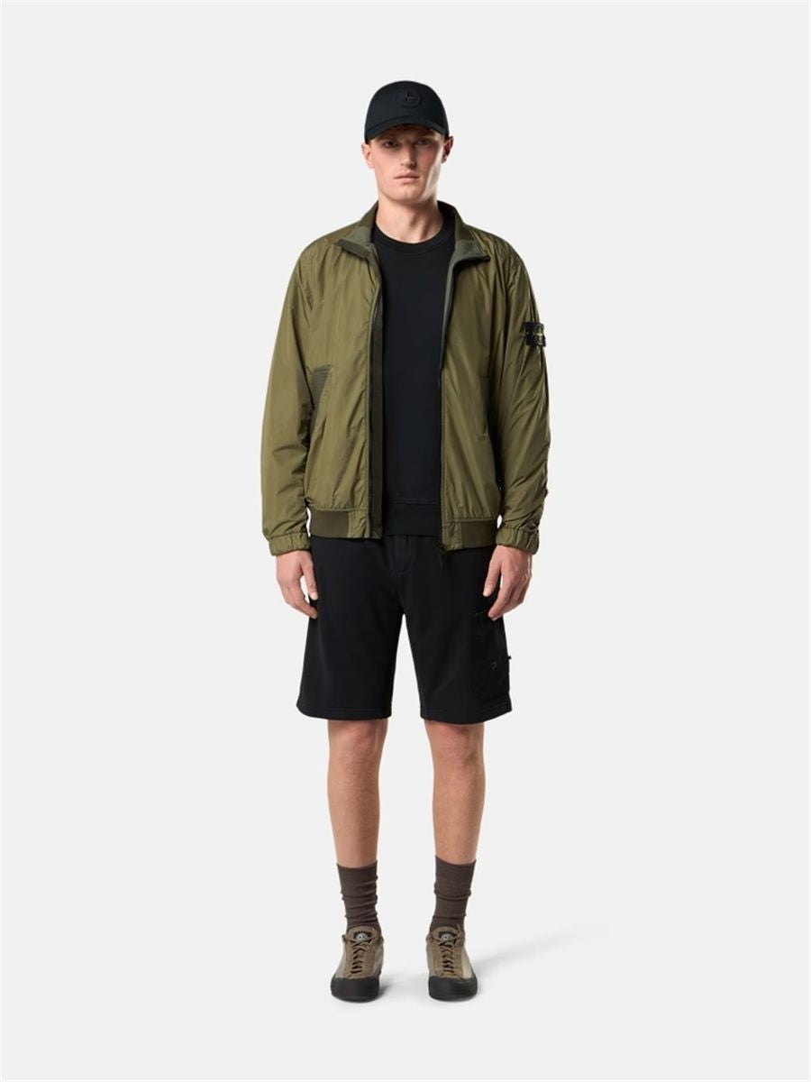 Regular-fit crewneck sweatshirt with raglan sleeves-STONE ISLAND-Verso