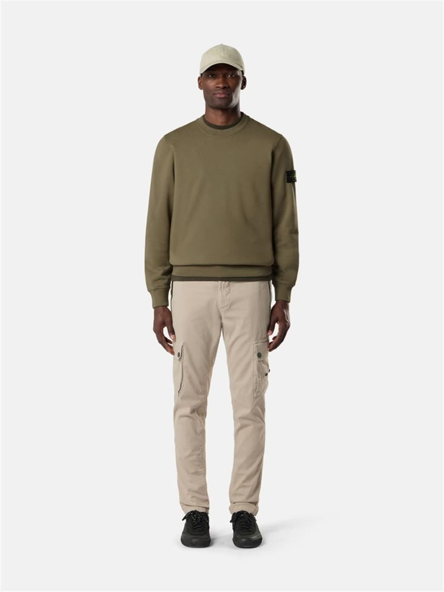 Regular-fit crewneck sweatshirt with raglan sleeves-STONE ISLAND-Verso