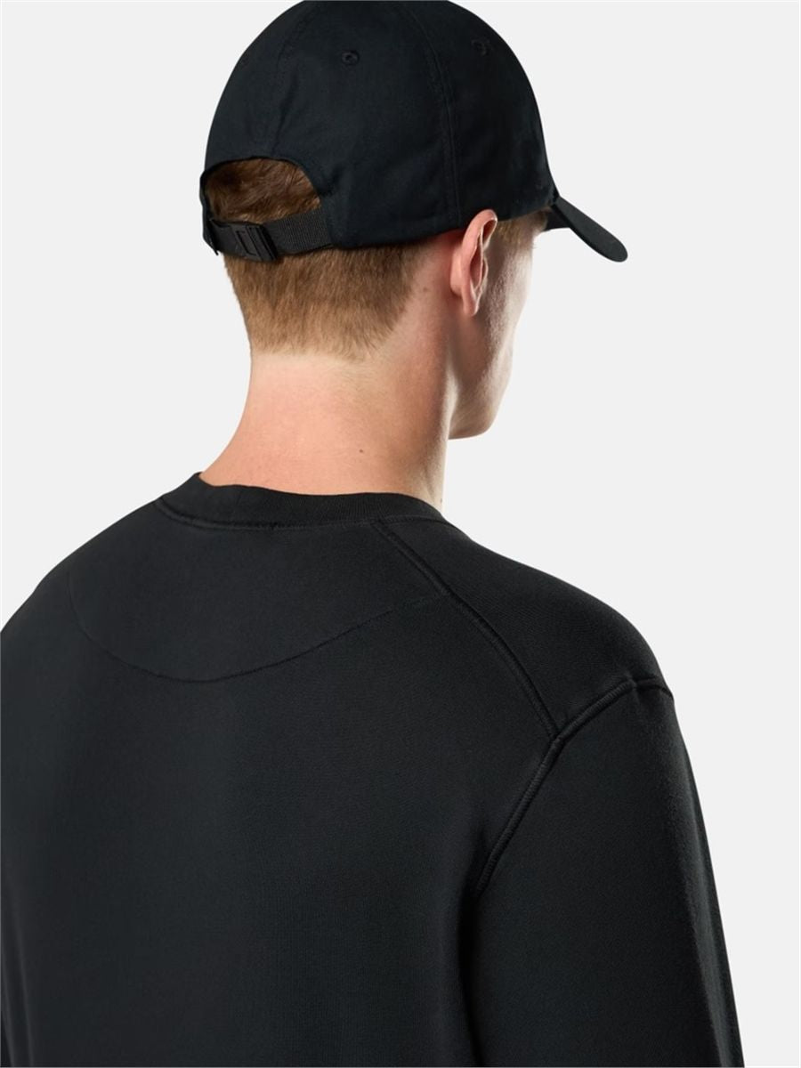 Regular-fit crewneck sweatshirt with raglan sleeves-STONE ISLAND-Verso