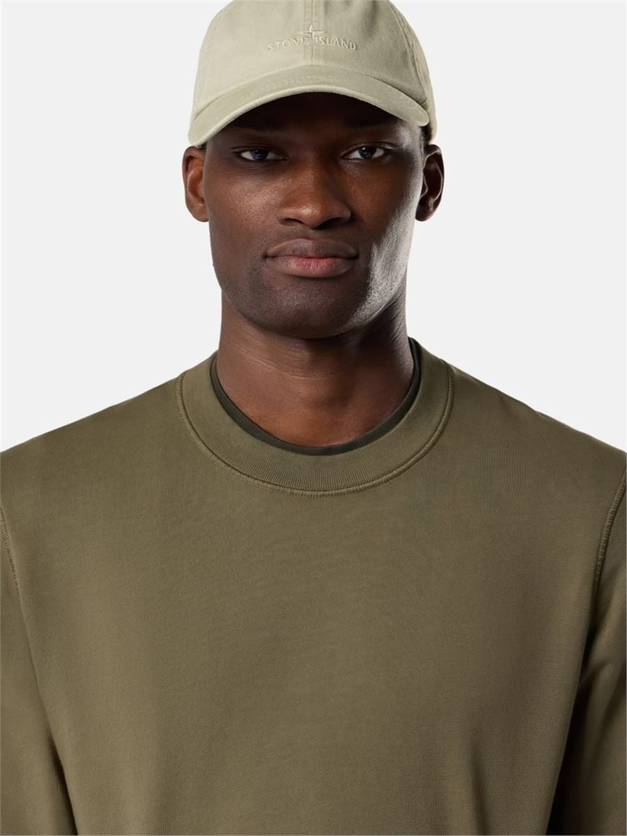 Regular-fit crewneck sweatshirt with raglan sleeves-STONE ISLAND-Verso