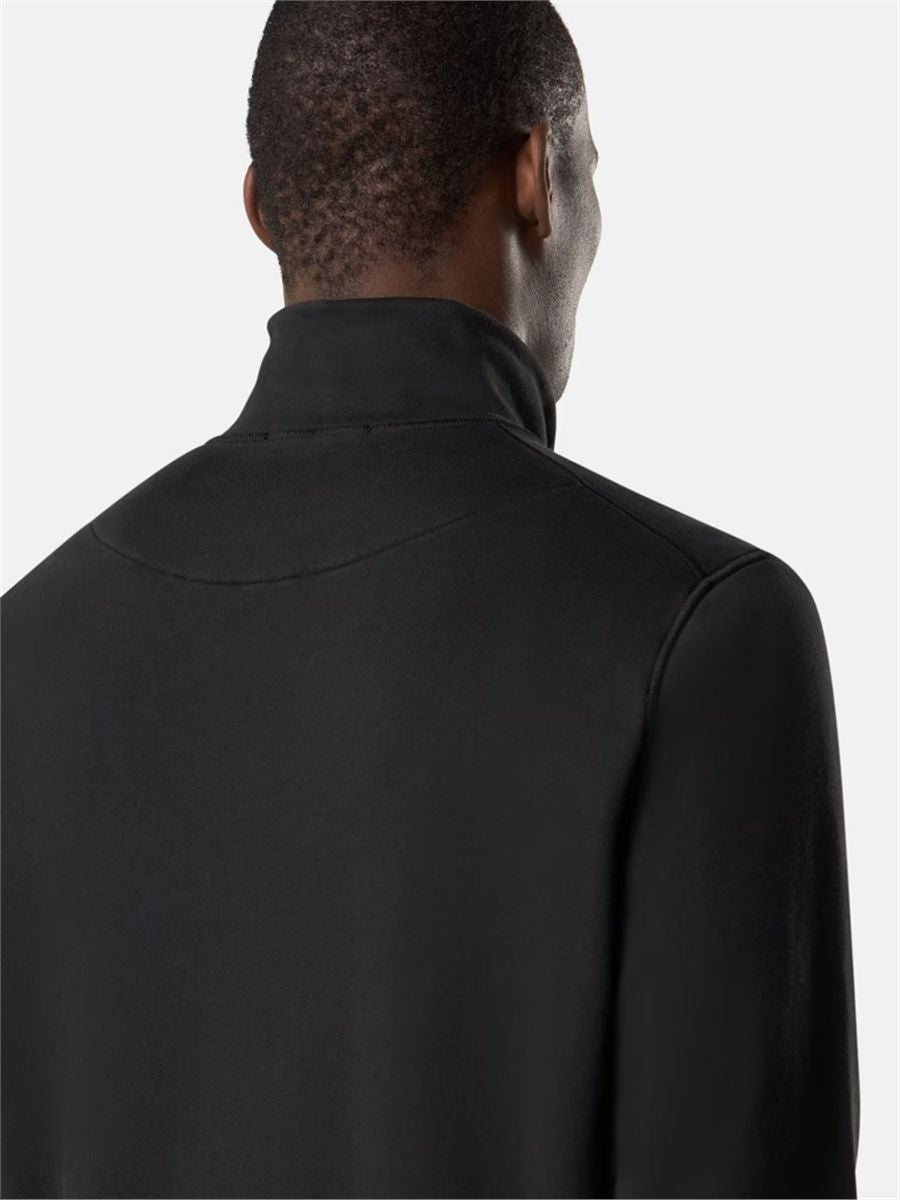 Regular-fit half-zip sweatshirt-STONE ISLAND-Verso