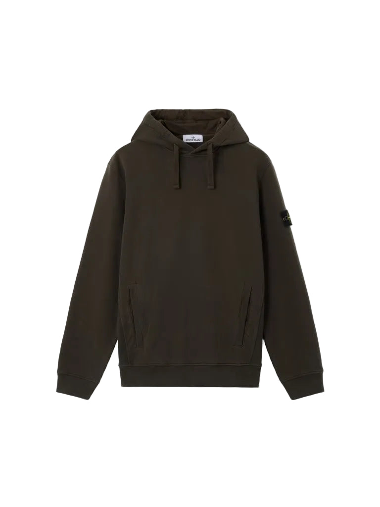 Regular-fit hooded sweatshirt with thumbhole cuffs-STONE ISLAND-311468-XS-Verso