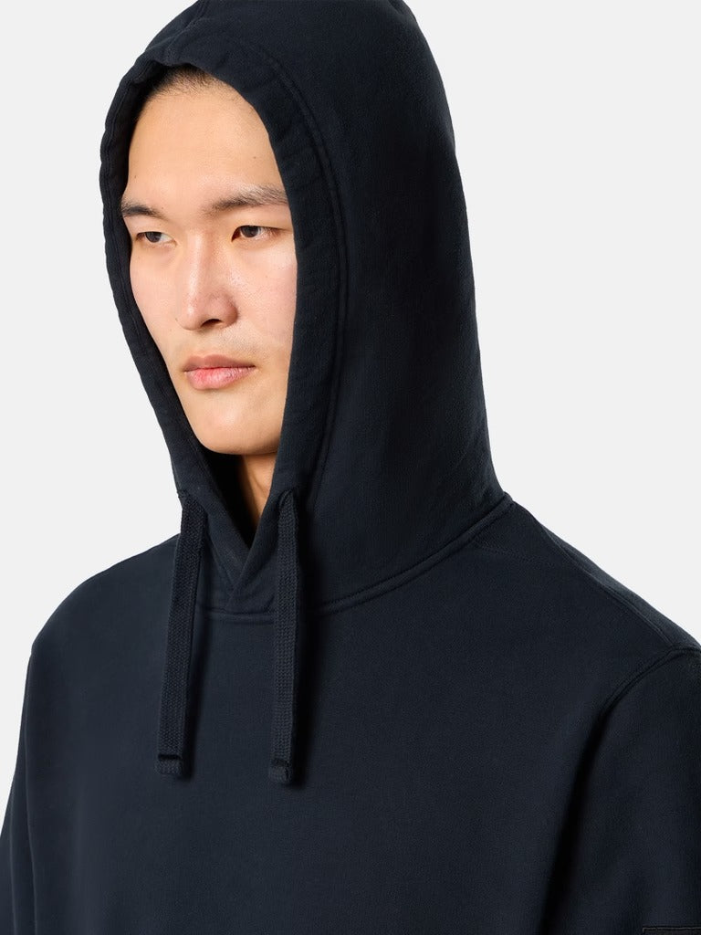 Regular-fit hooded sweatshirt with thumbhole cuffs-STONE ISLAND-Verso
