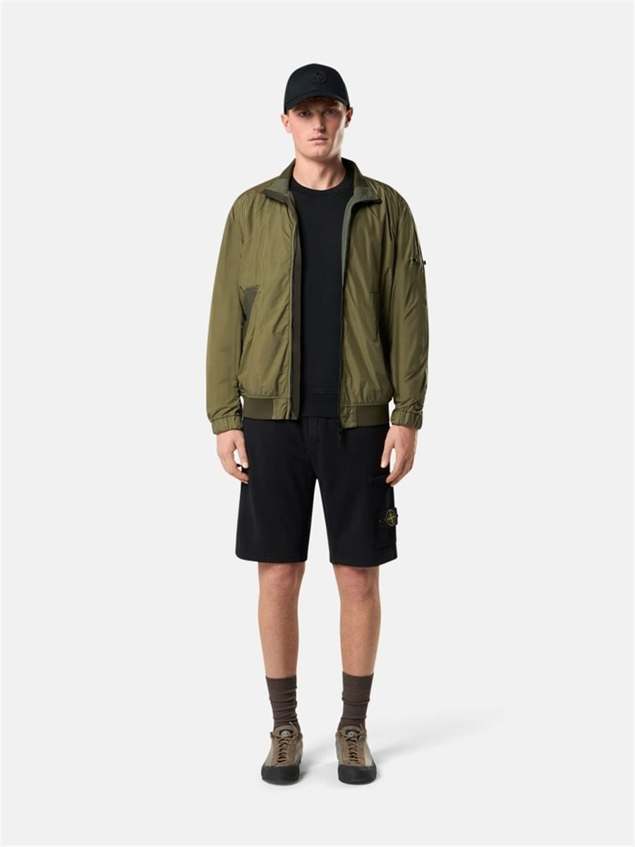 Regular-fit jogger shorts with cargo pocket-STONE ISLAND-Verso