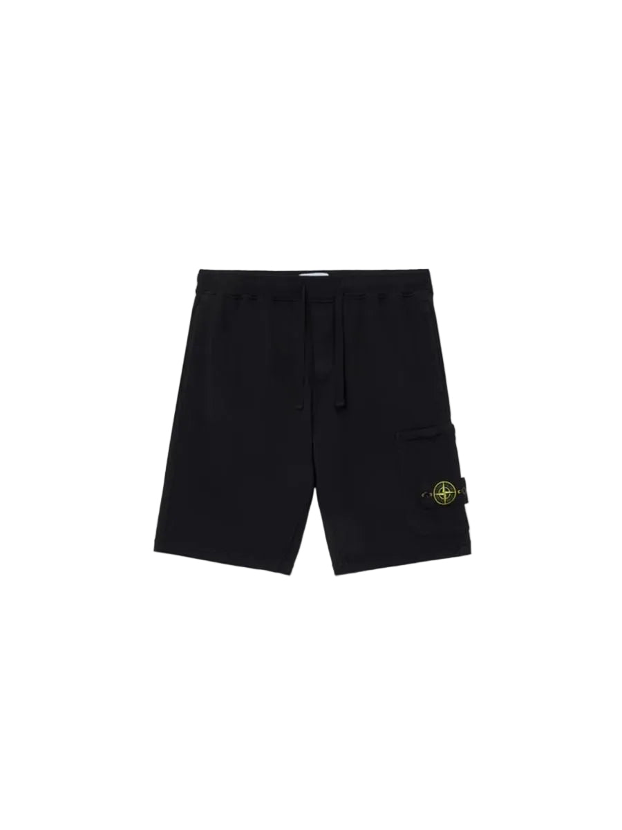 Regular-fit jogger shorts with cargo pocket-STONE ISLAND-305685-XS-Verso