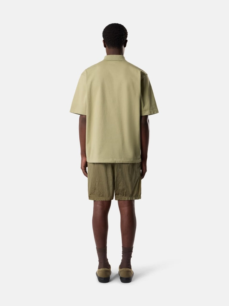 Regular-fit mid-length swim shorts with pockets-STONE ISLAND-Verso