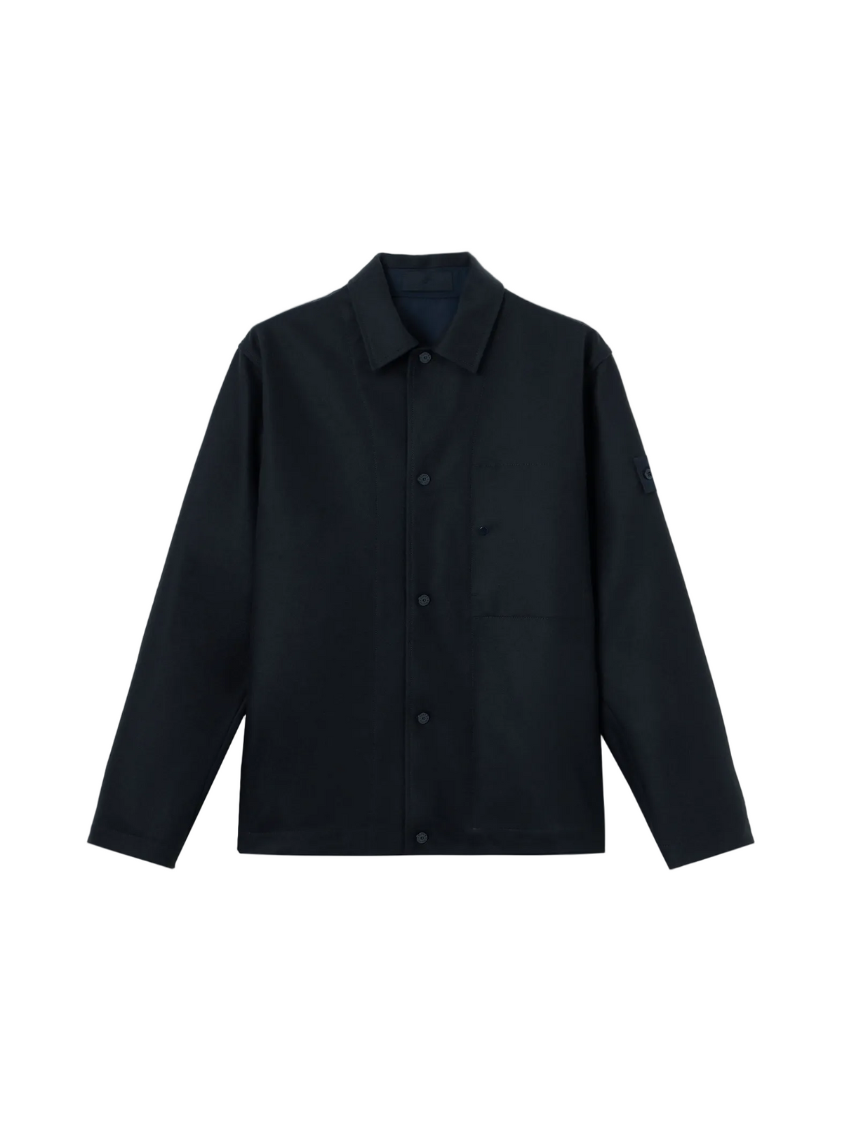 Regular-fit overshirt with chest pocket-STONE ISLAND-311354-S-Verso