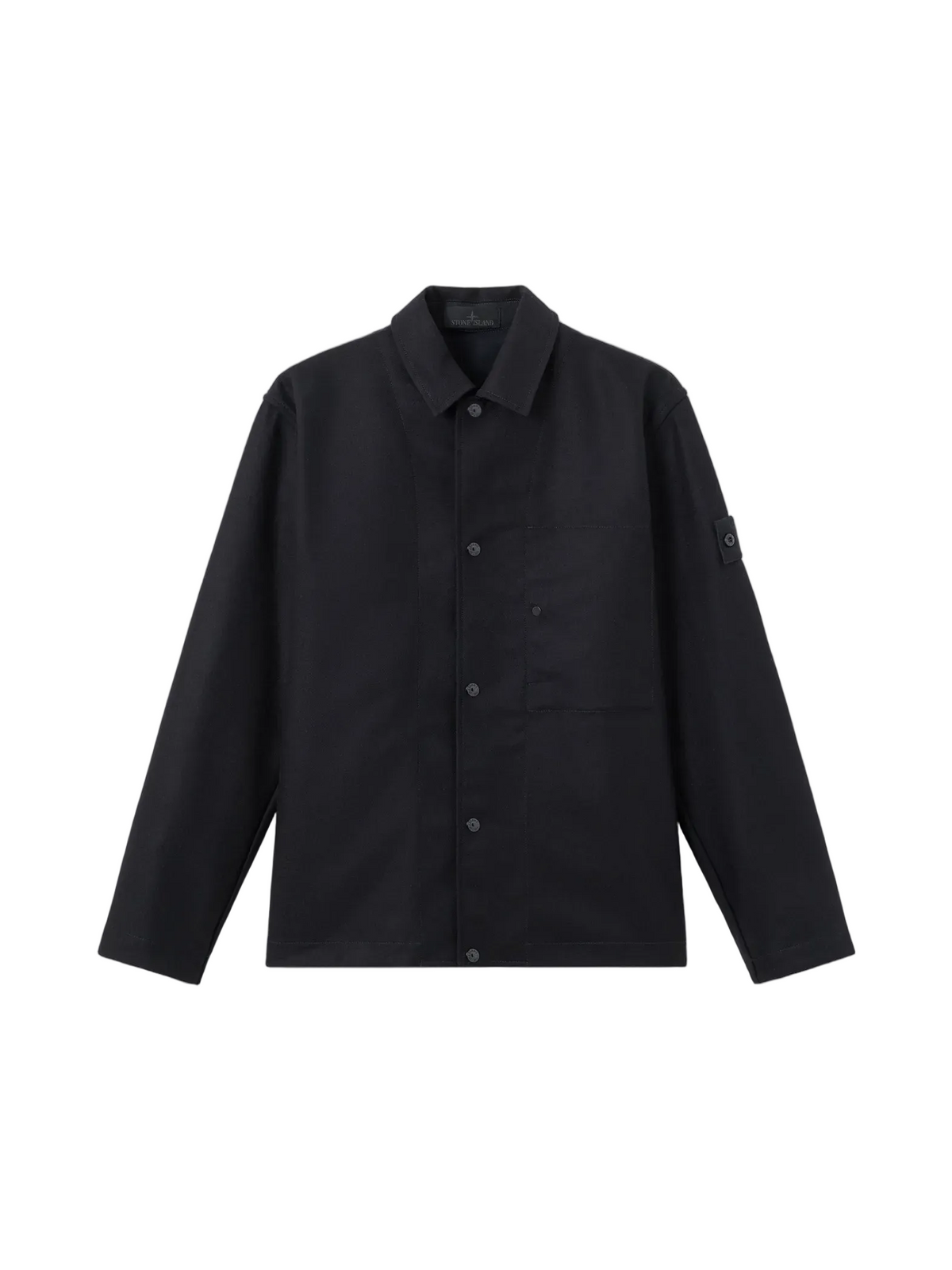 Regular-fit overshirt with chest pocket-STONE ISLAND-311356-S-Verso
