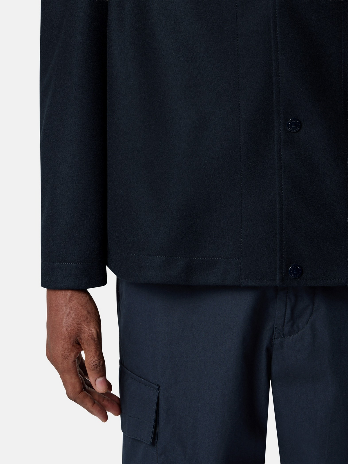 Regular-fit overshirt with chest pocket-STONE ISLAND-Verso