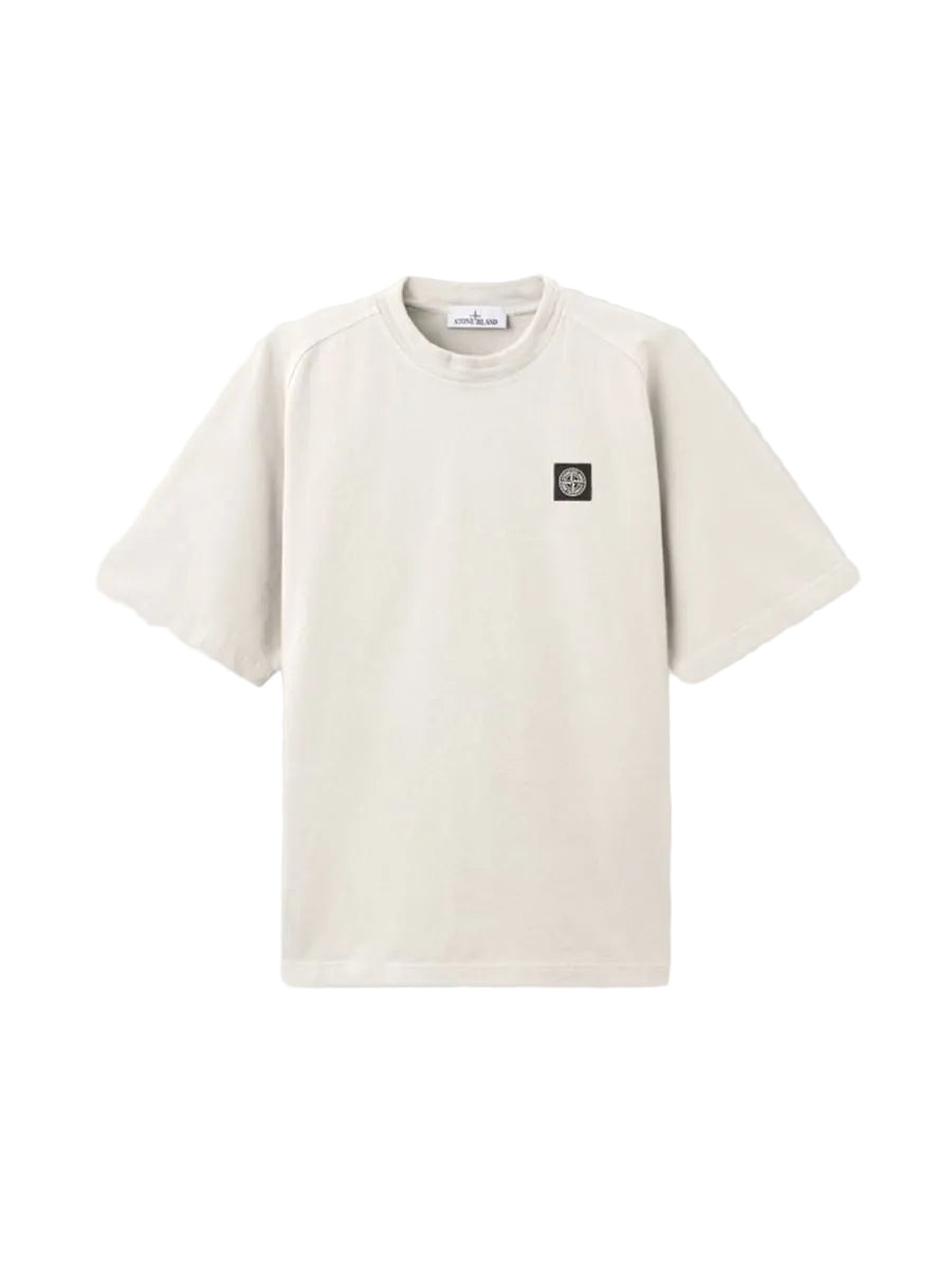 Regular-fit short-sleeve sweatshirt with compass patch-STONE ISLAND-305821-S-Verso