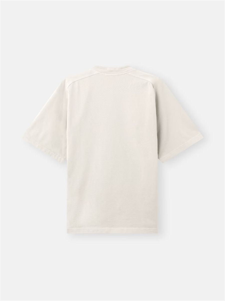 Regular-fit short-sleeve sweatshirt with compass patch-STONE ISLAND-Verso