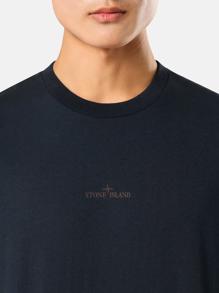 Regular-Fit T-Shirt with Camo Print-STONE ISLAND-Verso