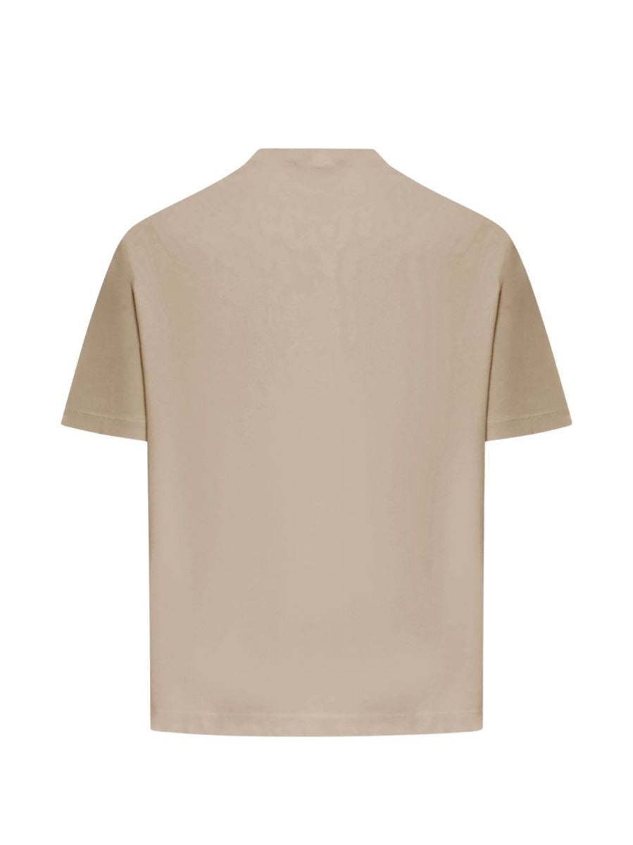 Regular-fit t-shirt with compass patch-STONE ISLAND-Verso