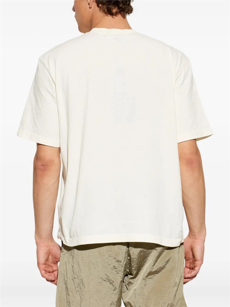 Regular-fit t-shirt with compass patch-STONE ISLAND-Verso
