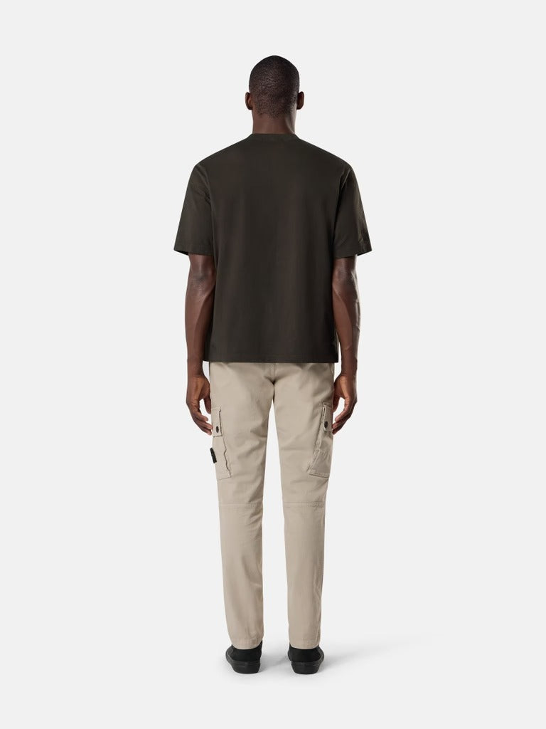 Regular-fit t-shirt with compass patch-STONE ISLAND-Verso