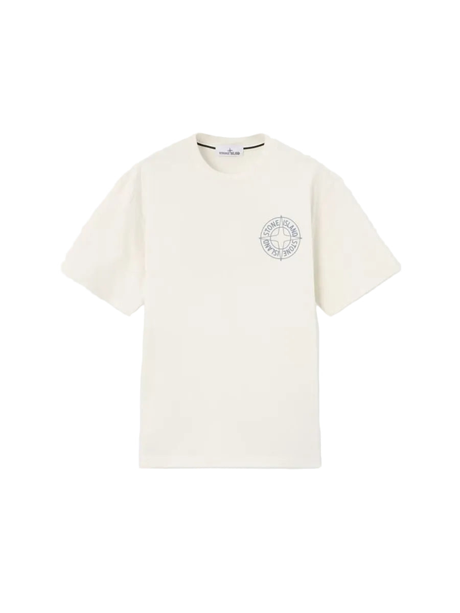 Regular-fit t-shirt with ‘outline compass’ print-STONE ISLAND-305492-S-Verso