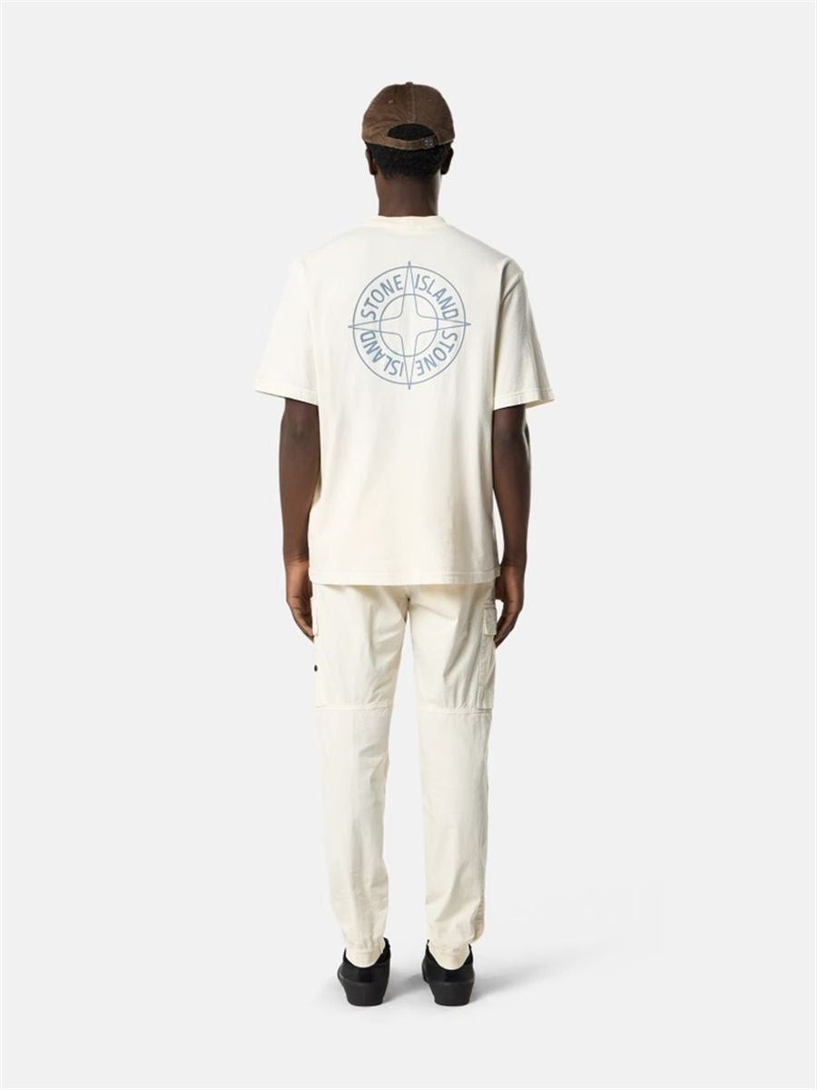 Regular-fit t-shirt with ‘outline compass’ print-STONE ISLAND-Verso