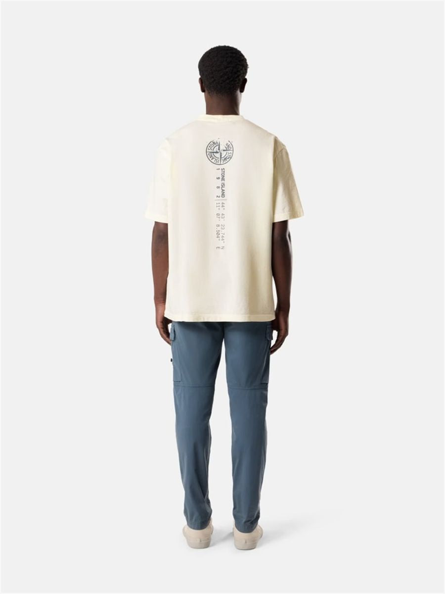 Regular-fit t-shirt with ‘vertical placement’ print-STONE ISLAND-Verso