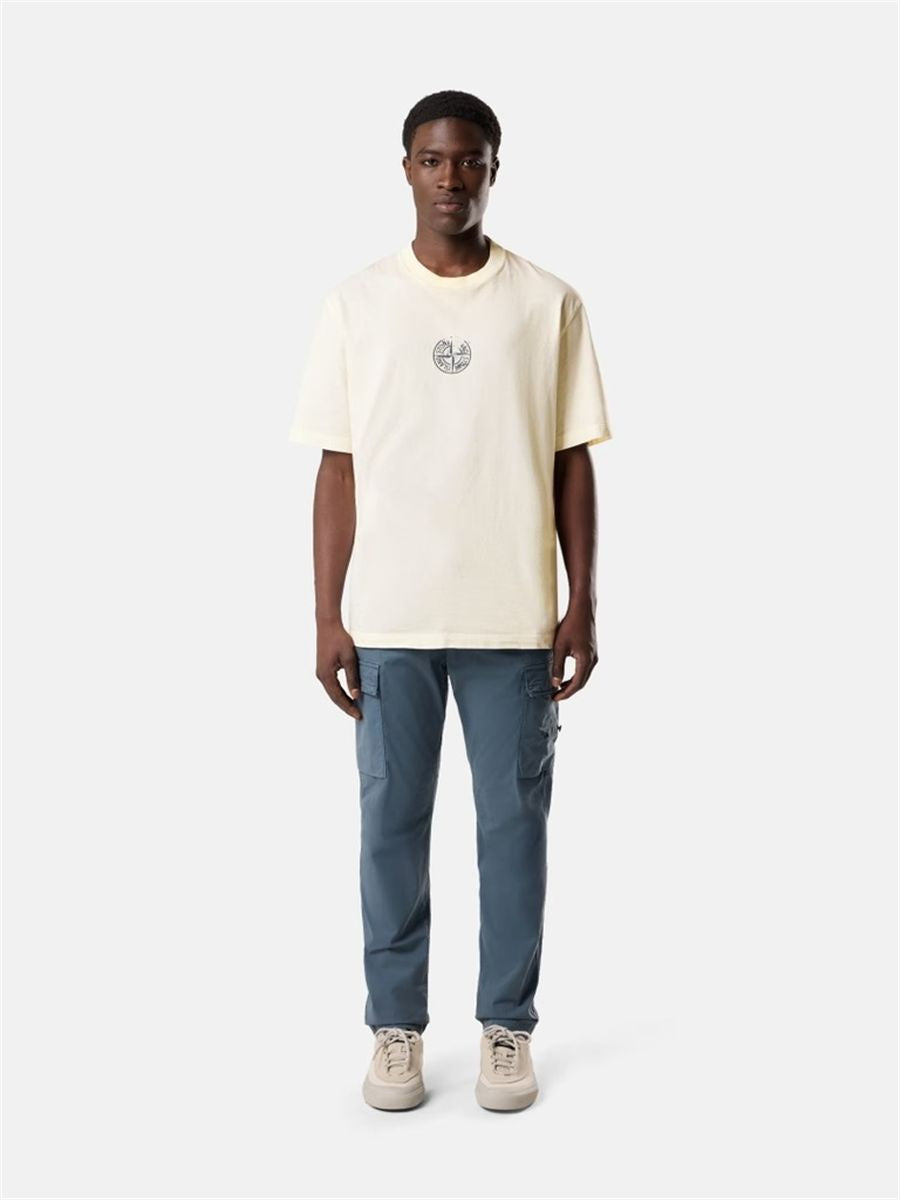 Regular-fit t-shirt with ‘vertical placement’ print-STONE ISLAND-Verso