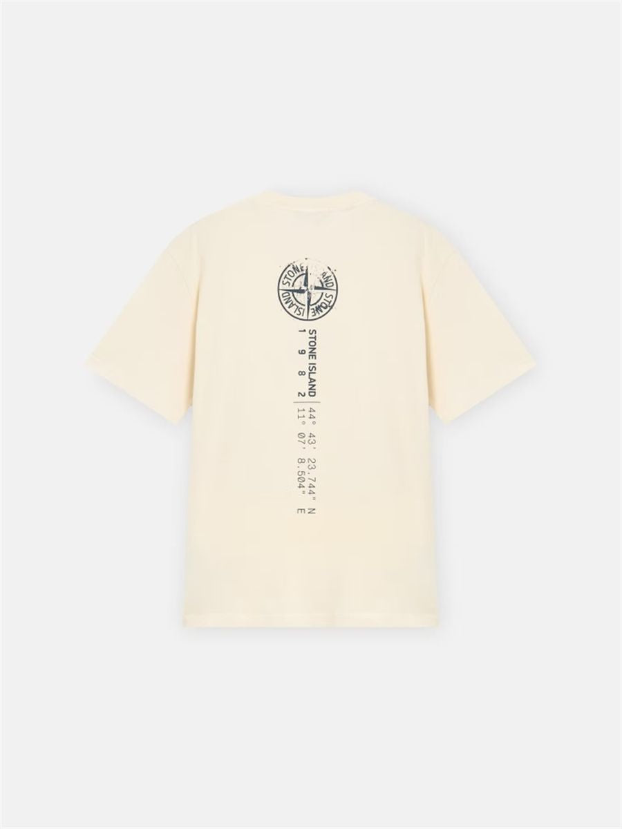 Regular-fit t-shirt with ‘vertical placement’ print-STONE ISLAND-Verso