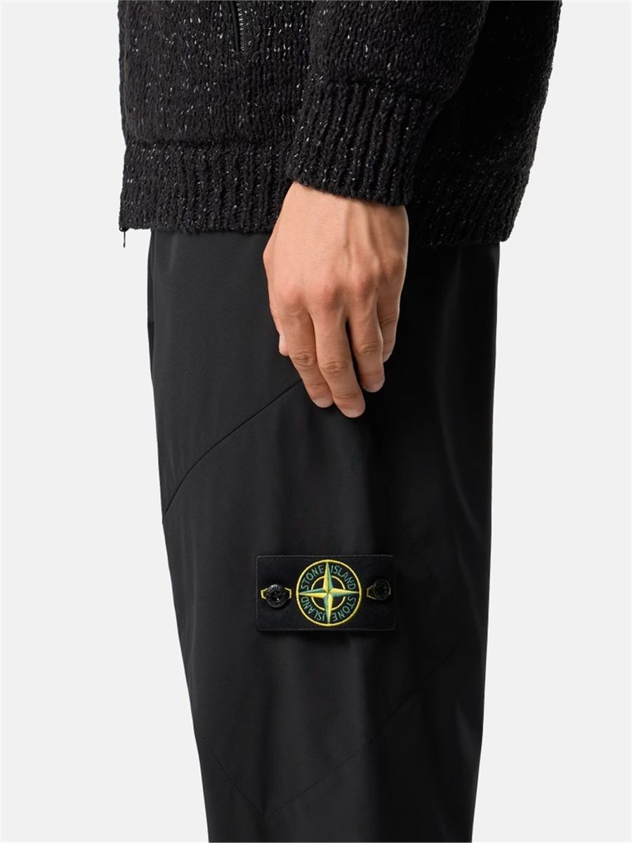 Regular-fit technical trousers-STONE ISLAND-Verso