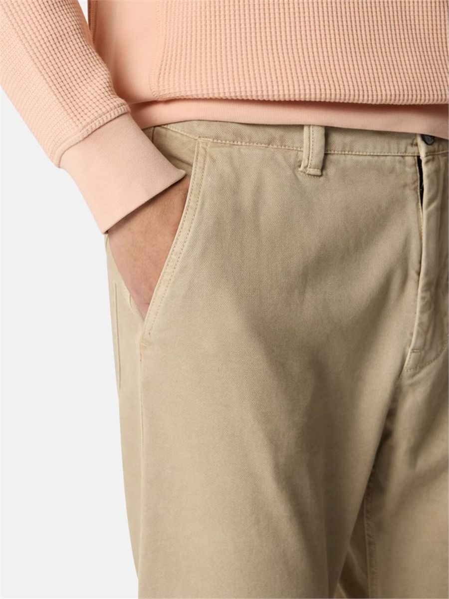 Regular-fit trousers with utility pocket-STONE ISLAND-Verso