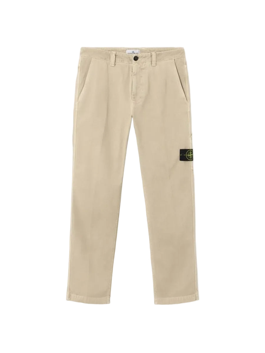 Regular-fit trousers with utility pocket-STONE ISLAND-Verso