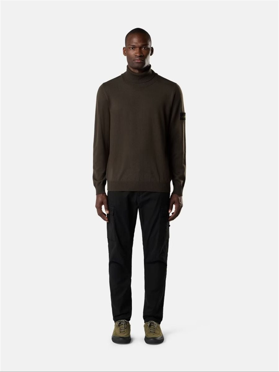 Regular-fit turtleneck jumper-STONE ISLAND-Verso