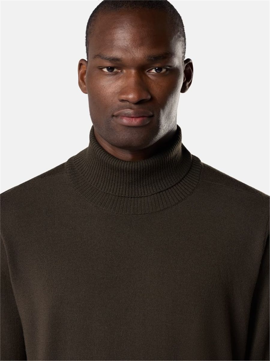 Regular-fit turtleneck jumper-STONE ISLAND-Verso