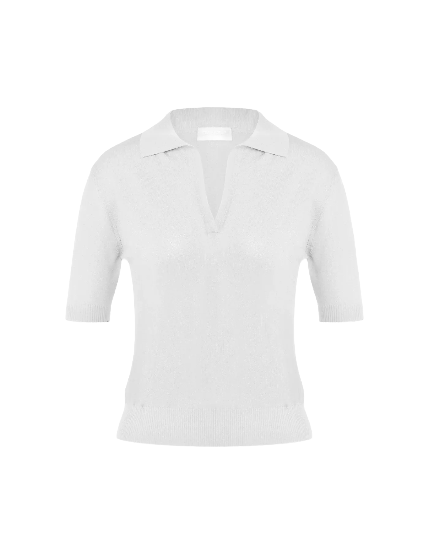 Regular-fit viscose polo shirt-DONDUP-305393-40-Verso