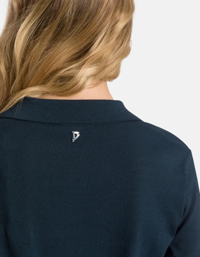 Regular-fit viscose polo shirt-DONDUP-Verso