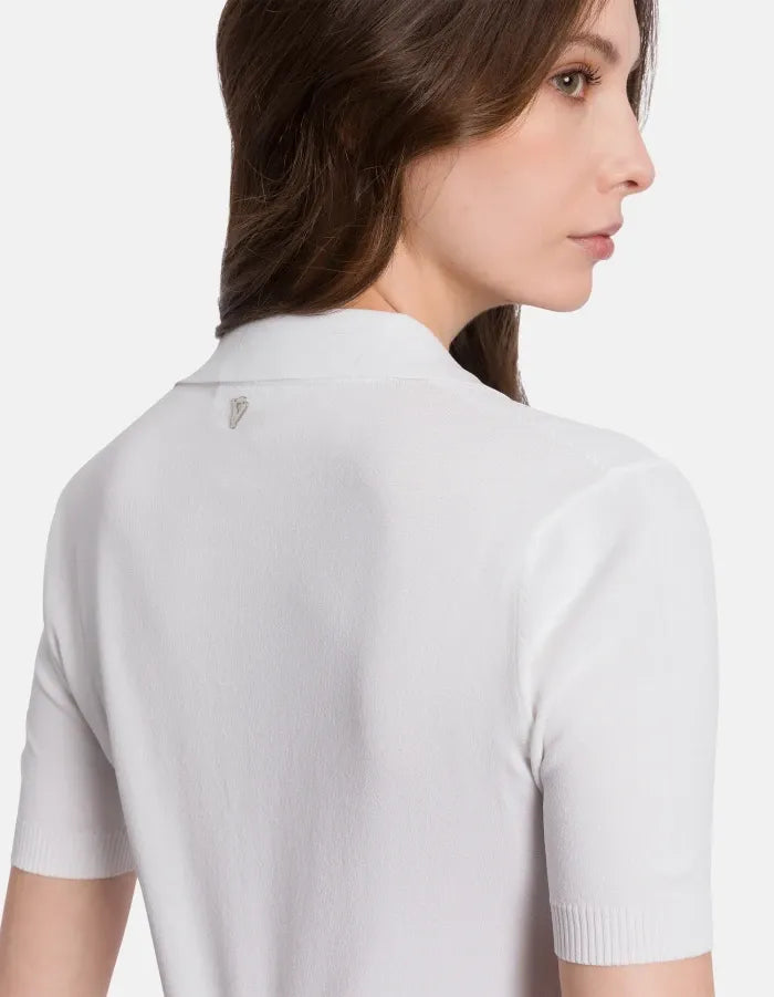 Regular-fit viscose polo shirt-DONDUP-Verso