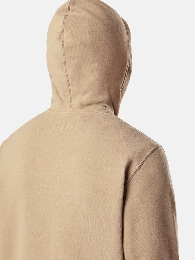 Regular-fit zip-up hooded sweatshirt with ribbed inserts-STONE ISLAND-Verso
